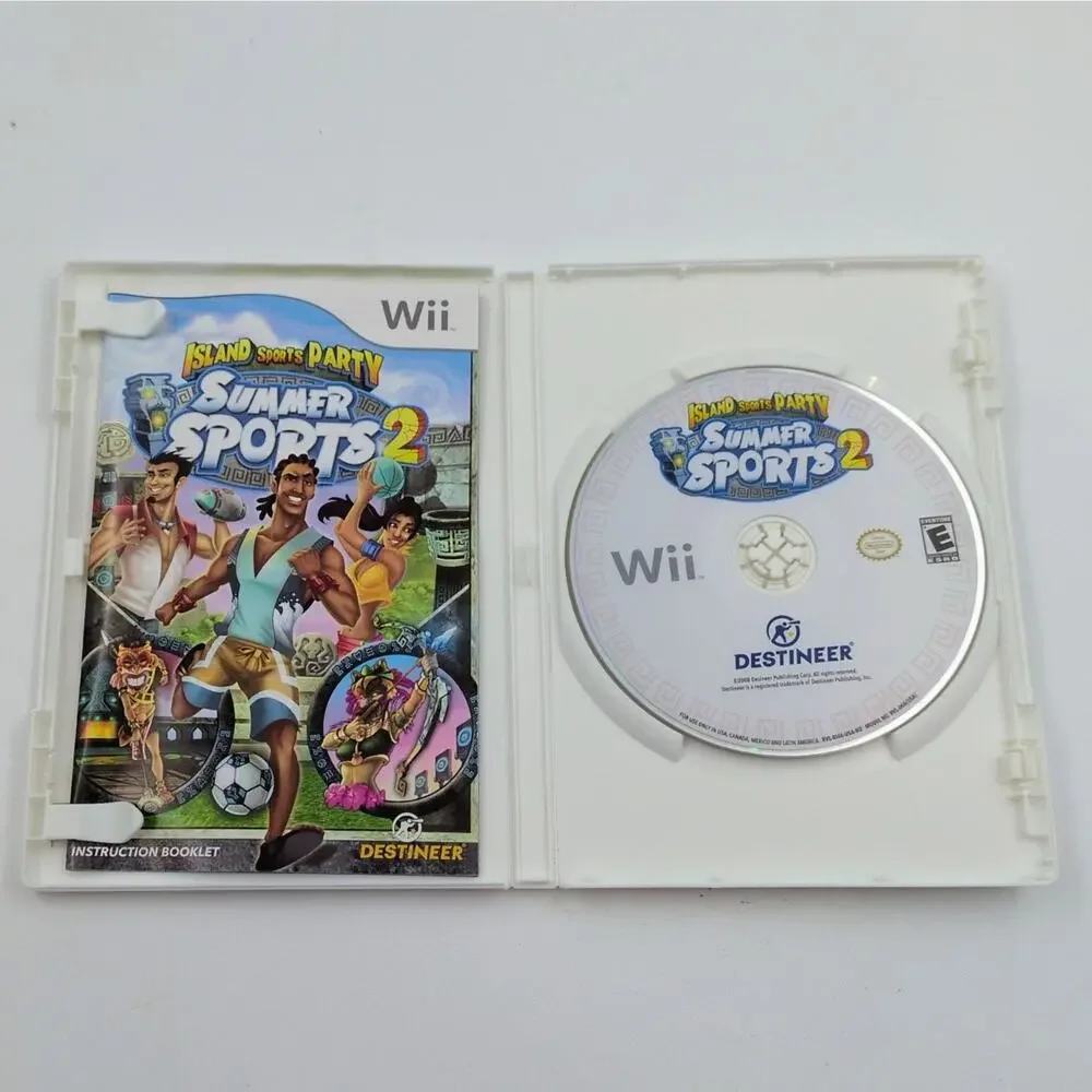 Island Sports Party Summer Sports 2 Nintendo Wii Video Game 12 Games Multiplayer